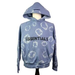 Essentials custom tie dye hoodie authentic size Xs